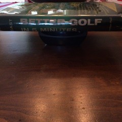 ’Better Golf in Five Minutes’ J. Victor East, 1956 HC, Illustrated, DJ.