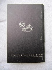 1950 RCA VICTOR Words and Music Famous Authors on Greatest Artists Opera Records