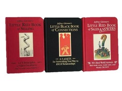 Lot Of 3 Jeffrey Gitomer’s Little Books- Sales Answers, Selling, Connections