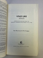 Lead Like Jesus by Phil Hodges and Ken Blanchard (2008, Trade Paperback)