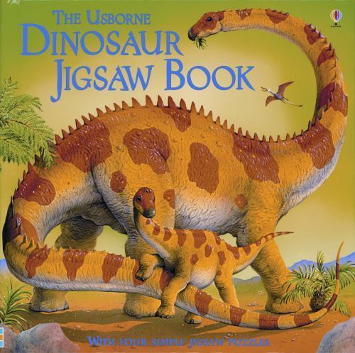 The Usborne Dinosaur Jigsaw Book (Jigsaw Books) Turnbull, Stephanie board_book