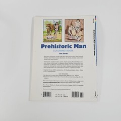 PREHISTORIC MAN, COLORING BOOK By Jan Sovak Dover Clean History Homeschool