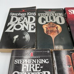 Stephen King Paperback Signet Lot Dead Zone Cujo Night Shift Dark Half Firestart