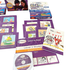 HOOKED ON PHONICS: LEARN TO READ Level 3-4 Emergent Readers Kindergarten Age 4-6