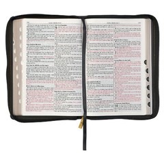 KJV Large Print Thinline Bible Black Zipper Indexed BRAND NEW in Shrink Wrap!!!