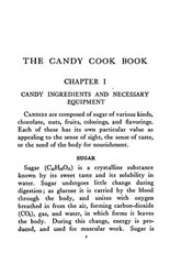 The Candy Cook Book „1917” 228 Pages