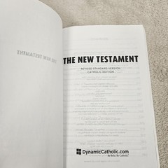 The New Testament Revised Standard Version Catholic Edition 2018 Paperback