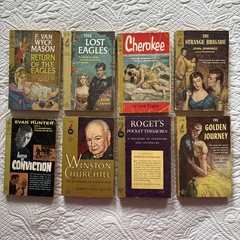 Lot~ 50 Vintage Pulp Paperbacks Crime Mystery Classic 1950s Pocket Cardinal Dell
