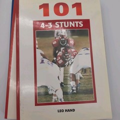 Lot Of 5 Coaches Choice 101 Football Books Team Defensive Receiver Stunts Drills