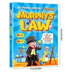 Murphy’s Law Learning Book for Kids 8-12 with 128 Pages Paperback Illustrated.
