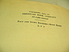 American Book Company Fact And Story Readers Book 8 Hardcover 496 Pages 1931 VG