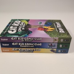 Cat Kid Comic Club by Dav Pilkey Lot of 3 Hardcovers Bundle Kids Books Ages 7-11