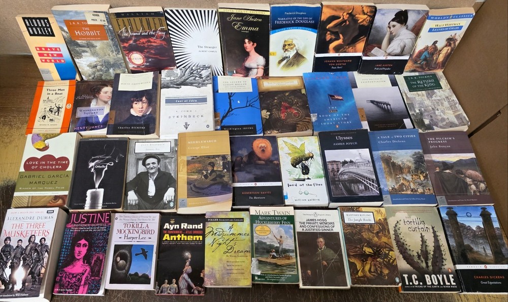 Timeless Classic Literature Paperback Books Choose-Your Favorite Title Free Ship