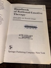 Handbook of Rational-Emotive Therapy by Albert Ellis and Russell Grieger…