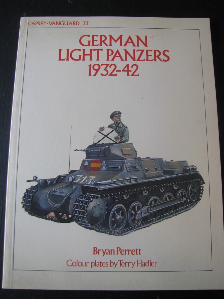 OSPREY VANGUARD #33 GERMAN LIGHT PANZERS VG/NN