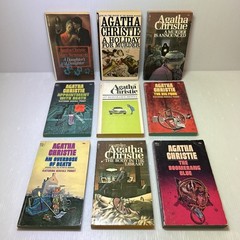 Vintage Agatha Christie Mystery Paperback Lot Of 48 (1960s-1980s) Pocket, Dell