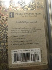 Jeweled Filigree Journal [Diary, Notebook] by Peter Pauper Press Inc. hardcover