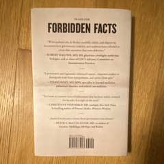 Forbidden Facts Gavin de Becker Hardcover Skyhorse Government Deceit Vaccines