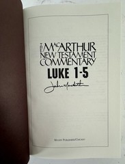 Luke 1-5 MacArthur New Testament Commentary 2009 HBDJ – Like New
