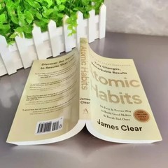 Atomic Habits James Clear Paperback Self Help Book Build Good Habits