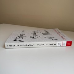 Notes on Being a Man Scott Galloway ARC Uncorrected Proof Simon Schuster 2025
