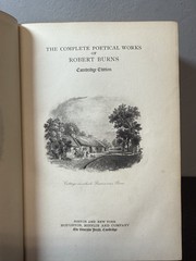 Vintage 1897 The Complete Poetical Works of Robert Burns Cambridge Edition HC