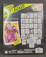 Crayola Art With Edge DC Comics Super Villains Premium Coloring Book 30 Pages