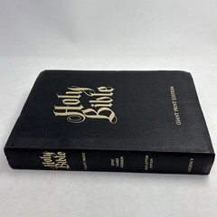 1973 NEW Regency Holy Bible KJV Giant Print Red Letter Edition Black CLEAN