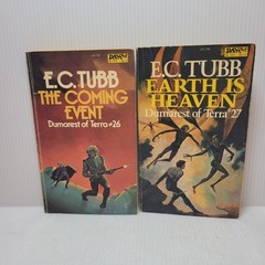 E.C. Tubb Lot of 18 Vtg Sci-FI Paperback books all Dumarest of Terra Series DAW