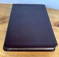 KJV Ultraslim Bible Burgundy Bonded Leather Belgium Print 2015BGM Clean VG+