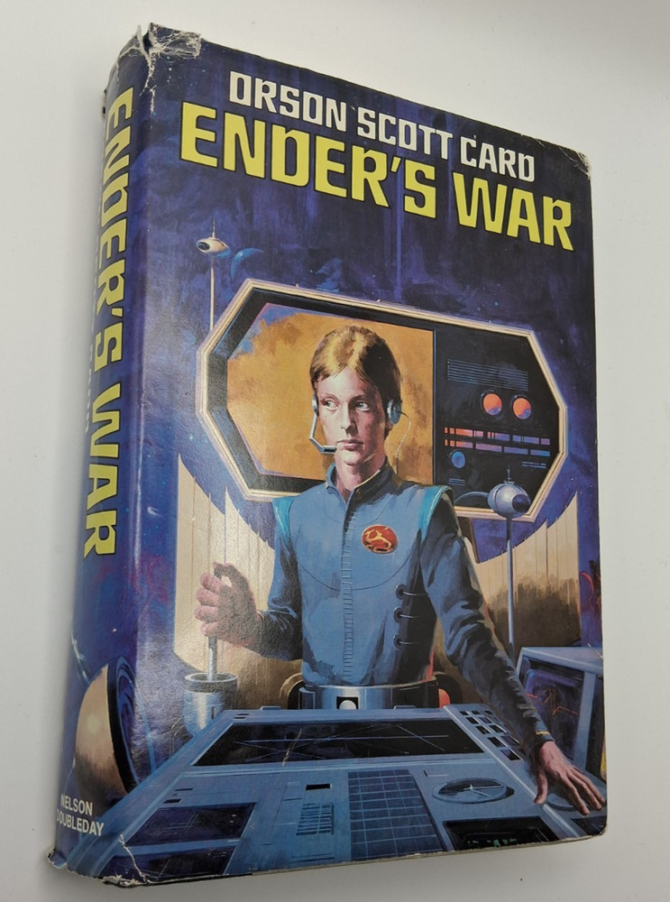 SIGNED! Ender’s War by Orson Scott Card w/ENDER’S WAR Expanded Version BCE HC DJ