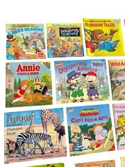 Lot of 28 RANDOM Illustrated Children’s Kids Books Unsorted bundle ages 7-11