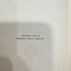 Harold Bell Wright When A Man’s A Man HC A. L. Burt 1916 Illustrated