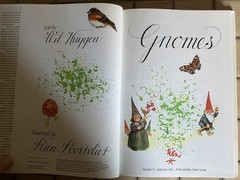 Vintage book, Gnomes by Huygen & Poortvliet 1977 Hardcover with Dust Jacket