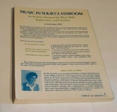 Music in Your Classroom An Activities Program for Music Skills Ruth Zinar Book