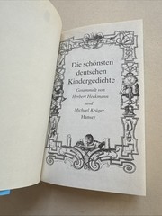 Die schönsten deutschen Kindergedichte – Gesammelt von Herbert Heckmann
