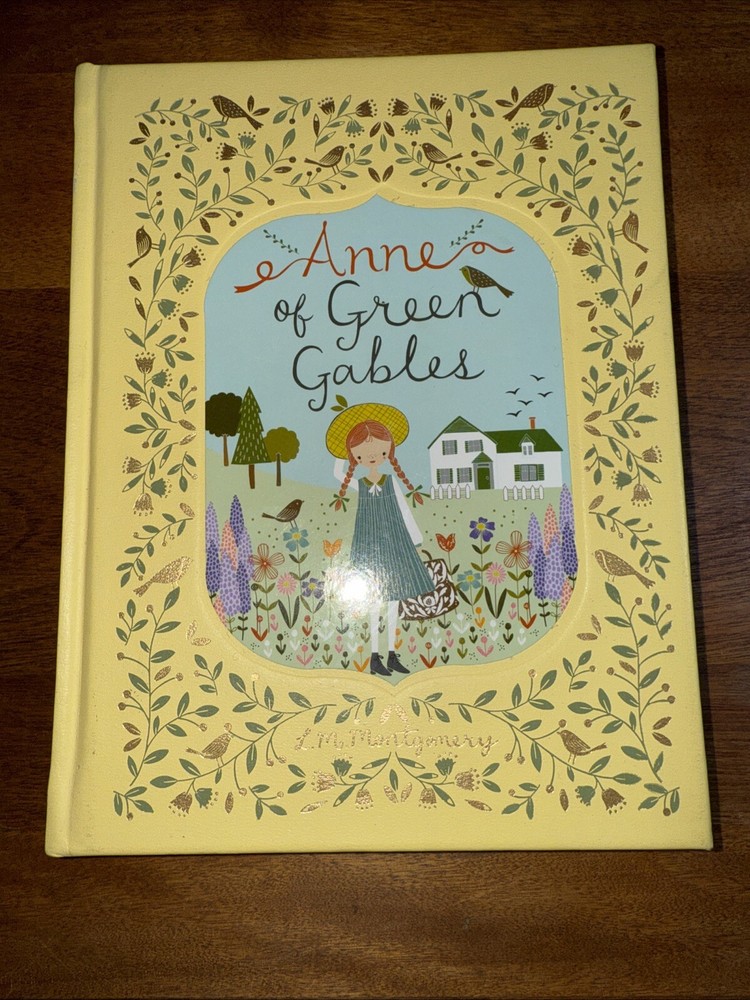 ❤️ANNE OF GREEN GABLES L. M. Montgomery Leather Bound Edition Gift Quality NEW