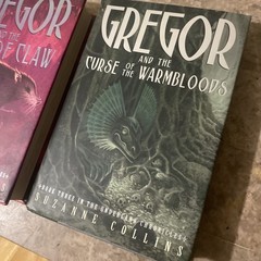 Gregor Marks of Secret Code of Claw by Suzanne Collins Hardcovers #3 And #5