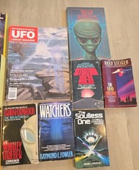 27 Old Vintage UFO Flying Saucer Paperback Book Lot Conspiracy Alien Final War