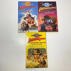 1984 Find Your Fate Adventure Indiana Jones Books 1, 4 & 6 (1st Ed.)- READ DESC.