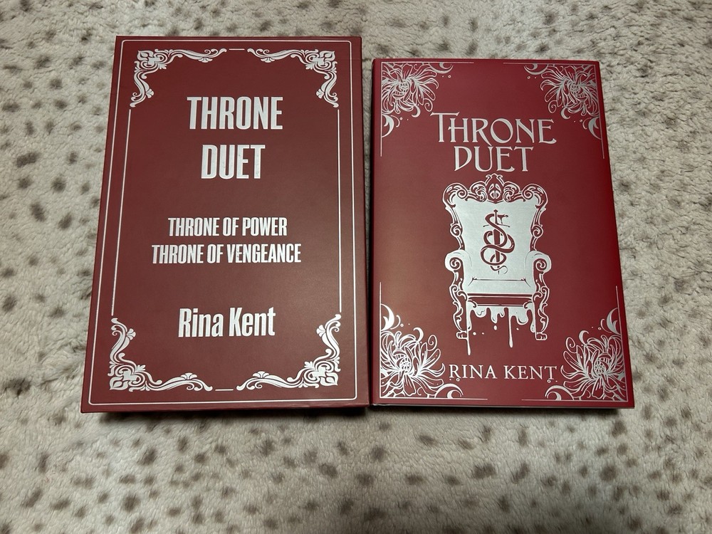 Books For Days Throne Duet by Rina Kent W/overlays