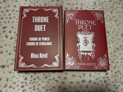 Books For Days Throne Duet by Rina Kent W/overlays