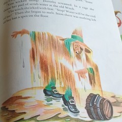 L. Frank Baum The Wizard of Oz Adapted Allen Chaffee HC 1950 I’m Illustrated