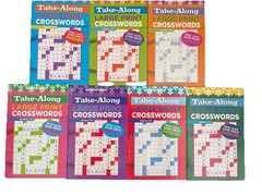 Lot 7 Kappa Take Along Large Print Crossword Books Braintainment NEW Free Ship