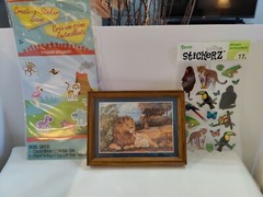 3 Disney Books Stickers And Note Pad + Various stickers Lion Picture See Picture