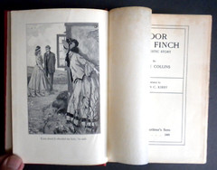 POOR MISS FINCH 1908 Scribners hardcover by WILKIE COLLINS 552 pages 1st ed thus