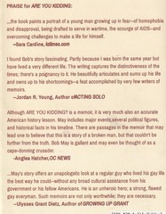 Gay Man’s Humorous and Dramatic Memoir of 7 Decades, signed by author