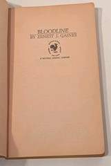 Bloodline – By Ernest J. Gaines – Rare 1970 First Paperback Edition – Bantam