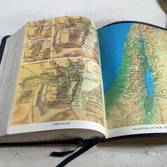 Holy Bible Kenneth Copeland Reference Edition KJV Genuine Leather 1991 VG