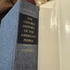 Vintage 1965 The Oxford History of the American People Morison Hardcover Book